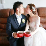 runhufu Arrival Vestido De Noiva 2023 Long Sleeve Wedding Dresses Tulle Lace Bride Dresses Wedding Gowns Vintage Wedding Dresses