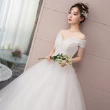 runhufu Dresses 2023 New The Sexy V-neck Lace Up Ball Gown Off The Shoulder Princess Elegant Vestido De Noiva