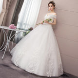 runhufu Dresses 2023 New The Sexy V-neck Lace Up Ball Gown Off The Shoulder Princess Elegant Vestido De Noiva