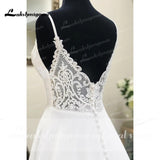 runhufu White Sexy Wedding Dress A Line Engagement Dress Boho Wedding Gowns dress princess white Robe de mariee