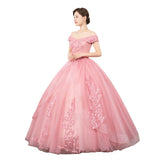 runhufu Off The Shoulder Quinceanera Dresses Robe De Bal Ball Gown Vintage Quinceanera Dresses Plus Size Vestidos De 15