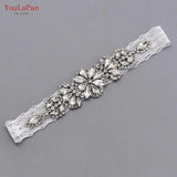 Runhufu Wedding Garter Rhinestone Sexy Garters Women/Female/Bride Thigh Ring Bridal Lace Leg Ring Loop Bride Keepsake THS464