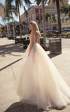 Runhufu Wedding Dresses 2023 Sexy Side Split Beaded Deep V Neck Backless Bohemian Bridal Gowns Floor Length Vestido De Novia