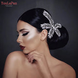Runhufu HP263 Bridal Hair Comb Handmade Rhinestone Bride Headpieces Women Hair Pins Party Wedding Hair Accessories Headwear