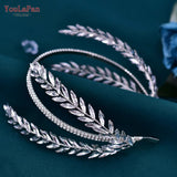 Runhufu Bridal Hair Accessories Wedding Headband Rhinestone Bride Headpiece Hair Jewelry for Women Tiara Girls Headwear HP528