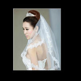runhufu Wedding Veil New Lace Soft Net Bright One Layer 3 Meters 5 Meters Long Bride Veils Wedding Accessories