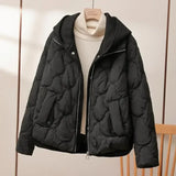 Runhufu Fashion Coats Korean Style Loose Comfort Quilted Coat Women Jacket Women Parkas Warm Jackets Casual Coat New Winter Clothes