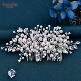 Runhufu HP42 Pearls Woman Comb Wedding Headwear for Party Bride Hair Accessories Bridal Headpiece Bridesmaids Hair Clip