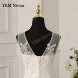 runhufu Novias Off Shoulder Plus Size V neck Wedding Dress 2023 New Vestido De Noiva Train or Floor Custom Made Bridal Tulle Mariage