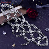 Runhufu HP471 Rhinestone Forehead Headband Fashion Crystal Bridal Headpiece Party Wedding Hair Accessories Bride Tiara Headwear