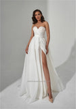 Runhufu Sale Sweetheart A-Line Wedding Dresses Off the Shoulder Short Sleeves Bridal Gowns Plus Size Robe De Mariée