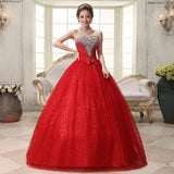 runhufu Off White Applique V Neck Sweet Princess Wedding Dress Strapless Plus Size Wedding Gowns Retro Lotus Bridal Dress