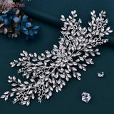 Runhufu HP365 Crystal Wedding Crown Bridal Headband Hair Accessories Woman Tiara Brides Headpiece Princess Hair Ornaments