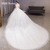 runhufu Sweetheart Boat Neck Style China Wedding Dress Vintage Lace Embroidery Pluse Size Vestidos De Novia Bride Gowns Marriage