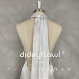 Runhufu Real Picture Simple Halter Sleeveless Satin Mermaid Wedding Dress Open Back Sweep Train Bridal Gown Custom Made