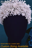 Runhufu Luxury Bridal Hair Tiara Rhinestone Headband Handmade Wedding Hair Accessories Women Headdress Pageant Headpiece HP398