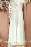 runhufu Lace Floral A Line Beach Wedding Dress 2023 Cap Sleeve Robe Civil mariage Boho Bridal Gown Vestidos de Noiva