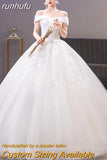 runhufu Sweetheart Boat Neck Style China Wedding Dress Vintage Lace Embroidery Pluse Size Vestidos De Novia Bride Gowns Marriage