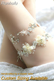 Runhufu Wedding Garter Rhinestone Sexy Garters Women/Female/Bride Thigh Ring Bridal Lace Leg Ring Loop Bride Keepsake THS464