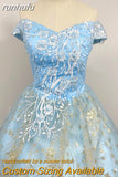 runhufu The Shoulder Candy Color Quinceanera Dress 2023 Prom Dress Luxury Appliques Formal Ball Gown Vintage Vestido De Quincenera
