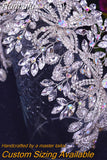 Runhufu Luxury Bridal Hair Tiara Rhinestone Headband Handmade Wedding Hair Accessories Women Headdress Pageant Headpiece HP398