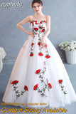 runhufu 3d Flowers Quinceanera Dresses Fluffy Off The Shoulder Vestidos De 15 Anos Quinceanera 2023 Plus Size Ball Gown